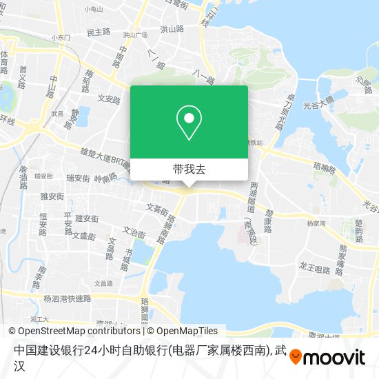 中国建设银行24小时自助银行(电器厂家属楼西南)地图