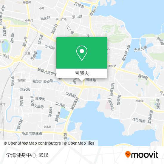 学海健身中心地图