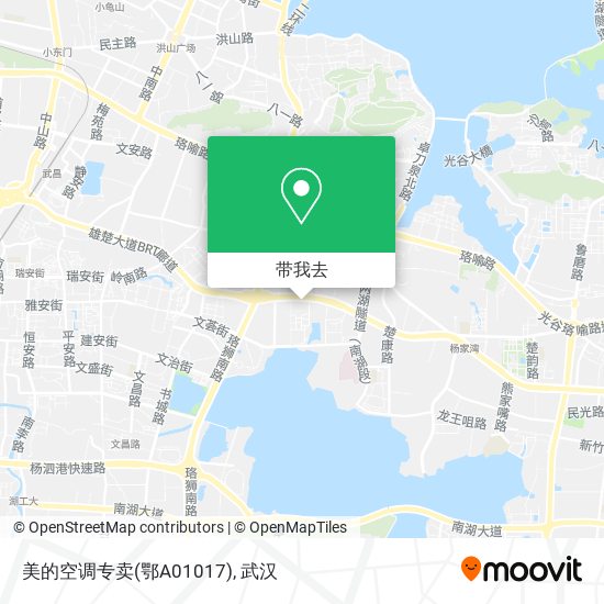 美的空调专卖(鄂A01017)地图