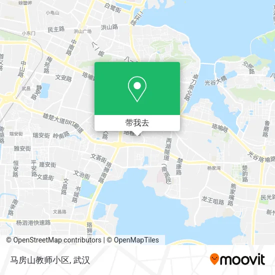 马房山教师小区地图