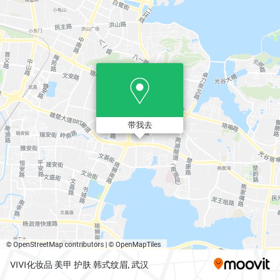 VIVI化妆品 美甲 护肤 韩式纹眉地图
