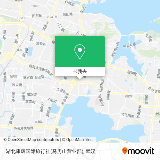 湖北康辉国际旅行社(马房山营业部)地图