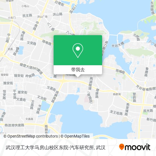 武汉理工大学马房山校区东院-汽车研究所地图