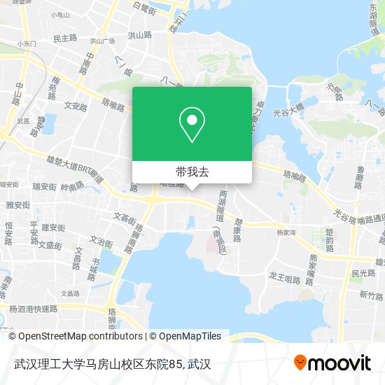 武汉理工大学马房山校区东院85地图