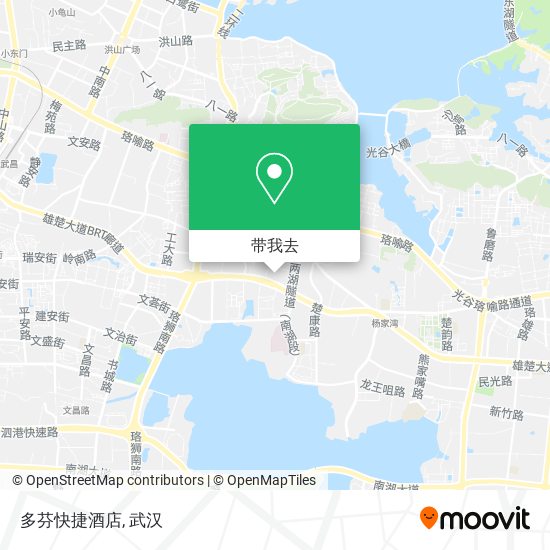 多芬快捷酒店地图