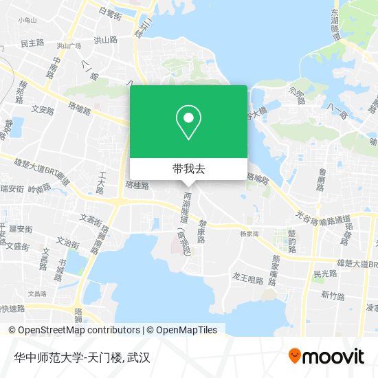 华中师范大学-天门楼地图