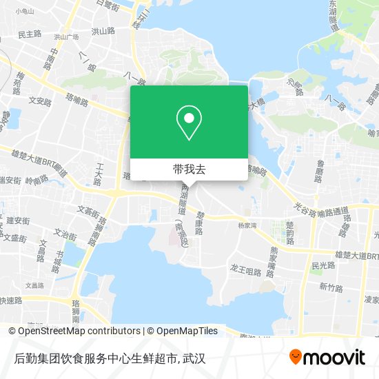 后勤集团饮食服务中心生鲜超市地图