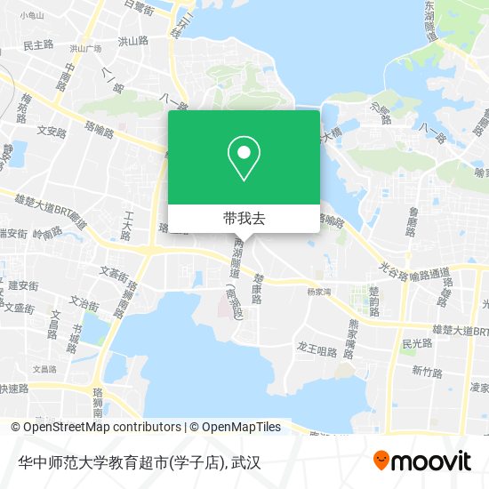 华中师范大学教育超市(学子店)地图