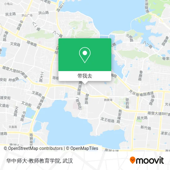 华中师大-教师教育学院地图