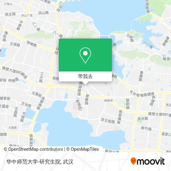 华中师范大学-研究生院地图