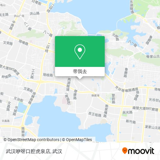 武汉咿呀口腔虎泉店地图