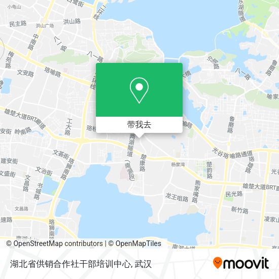 湖北省供销合作社干部培训中心地图