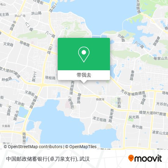 中国邮政储蓄银行(卓刀泉支行)地图