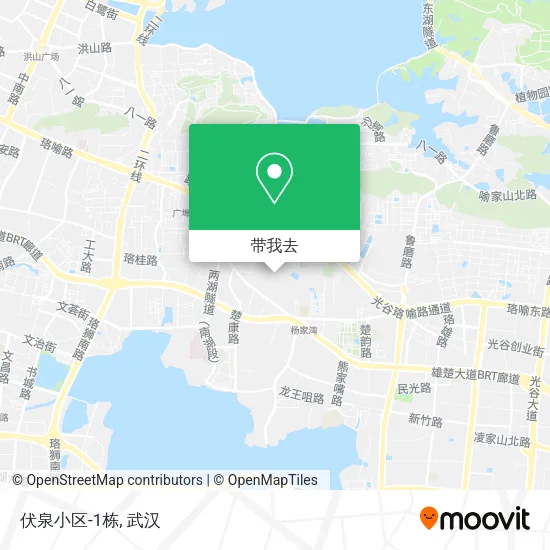 伏泉小区-1栋地图