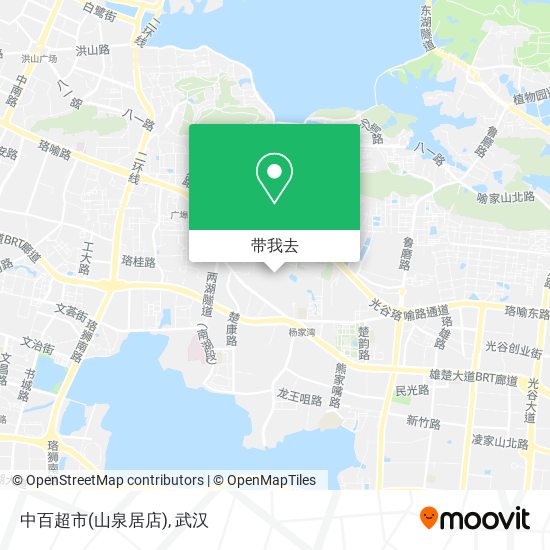 中百超市(山泉居店)地图