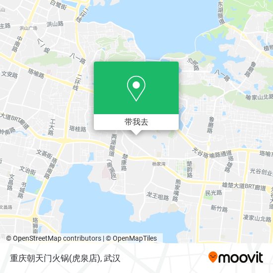 重庆朝天门火锅(虎泉店)地图