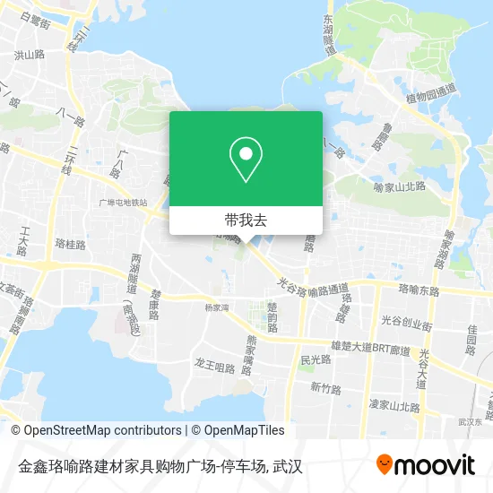 金鑫珞喻路建材家具购物广场-停车场地图