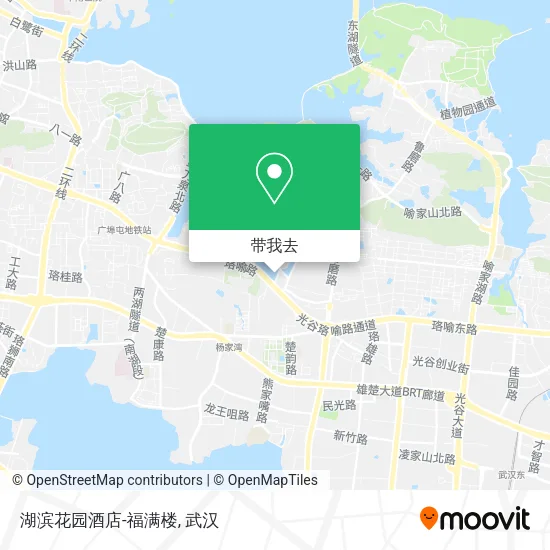 湖滨花园酒店-福满楼地图