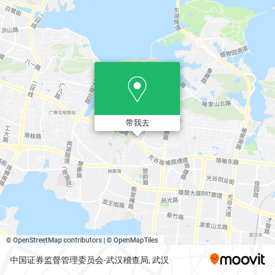 中国证券监督管理委员会-武汉稽查局地图