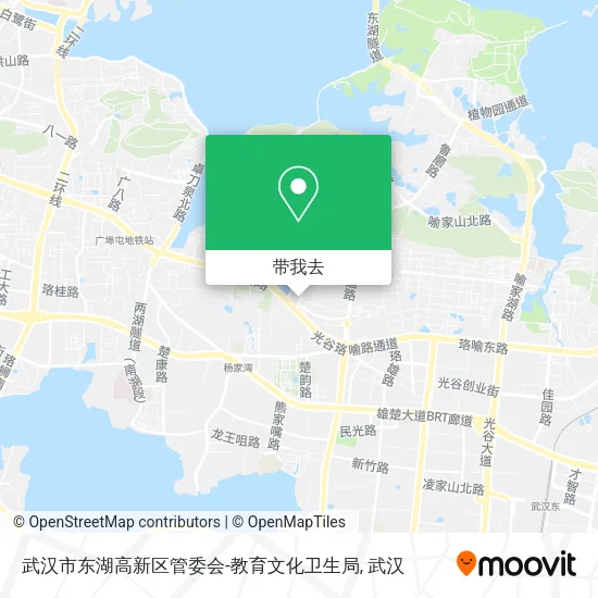 武汉市东湖高新区管委会-教育文化卫生局地图