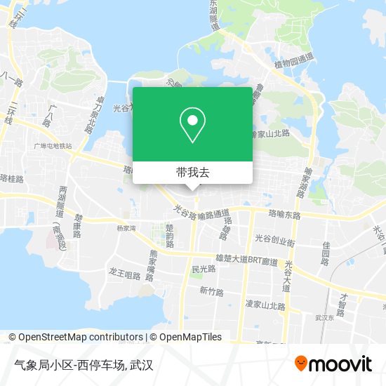 气象局小区-西停车场地图