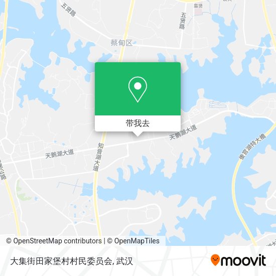 大集街田家堡村村民委员会地图