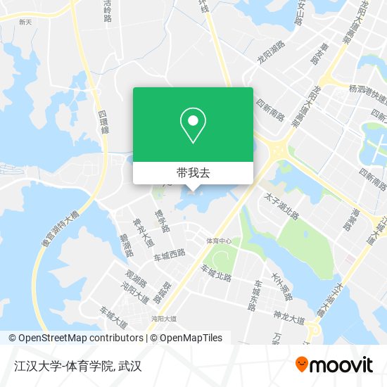 江汉大学-体育学院地图