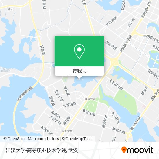 江汉大学-高等职业技术学院地图