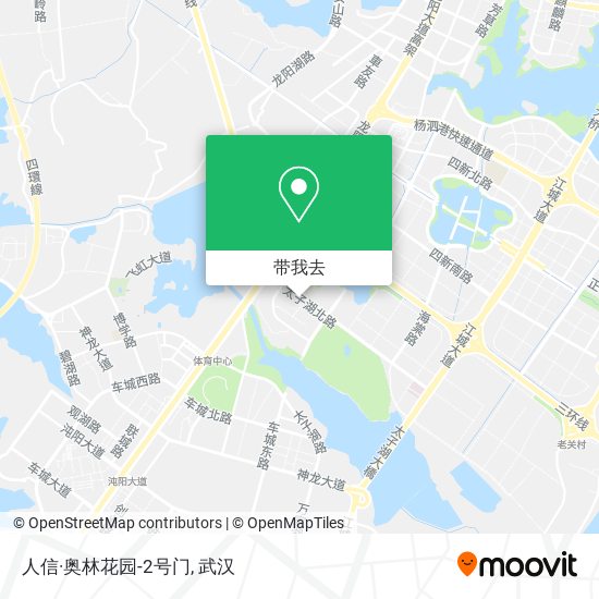 人信·奥林花园-2号门地图
