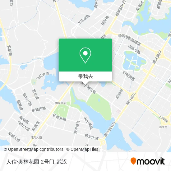 人信·奥林花园-2号门地图