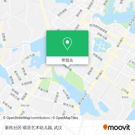 新民社区-双语艺术幼儿园地图