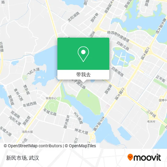新民市场地图