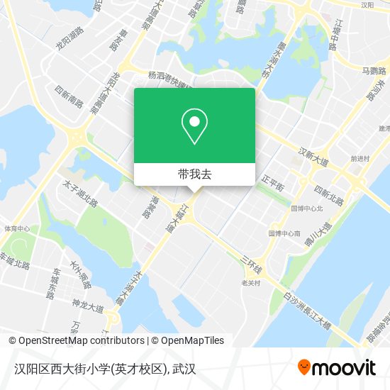 汉阳区西大街小学(英才校区)地图