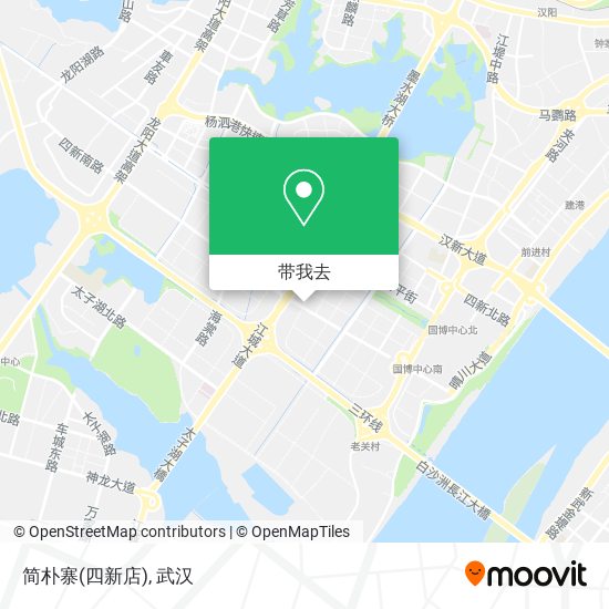 简朴寨(四新店)地图