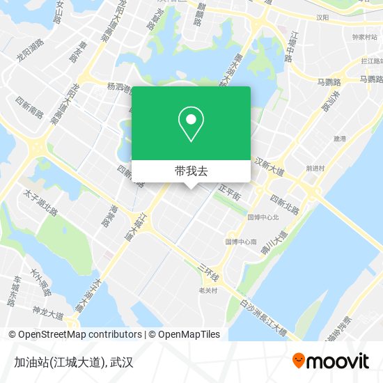 加油站(江城大道)地图