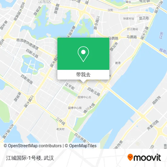 江城国际-1号楼地图