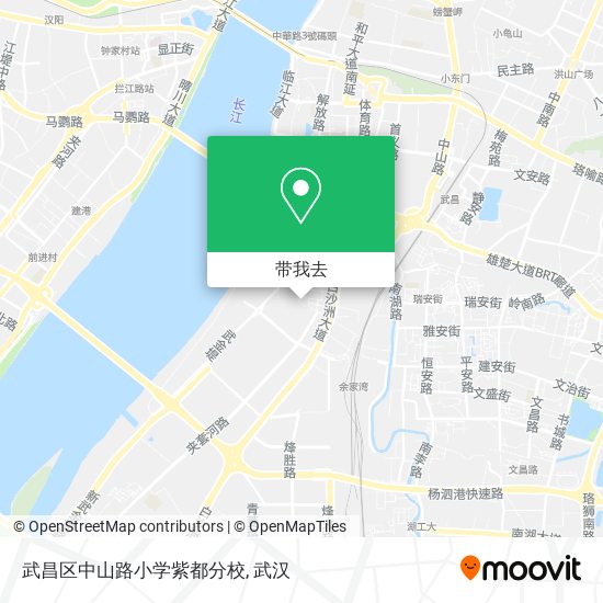 武昌区中山路小学紫都分校地图