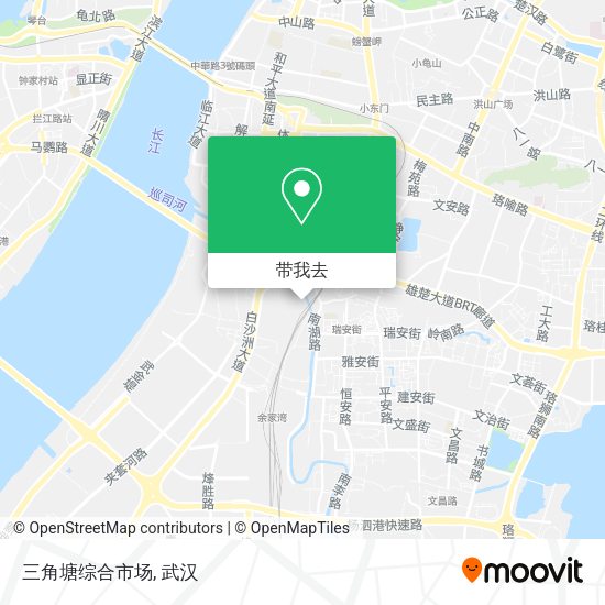 三角塘综合市场地图