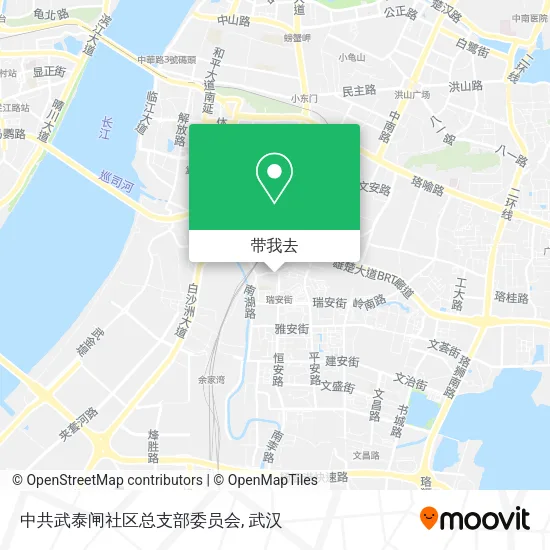 中共武泰闸社区总支部委员会地图