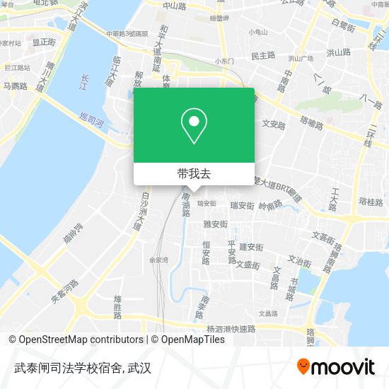 武泰闸司法学校宿舍地图
