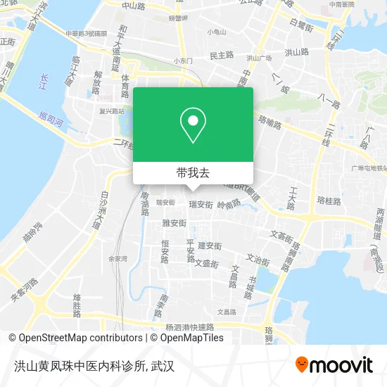 洪山黄凤珠中医内科诊所地图