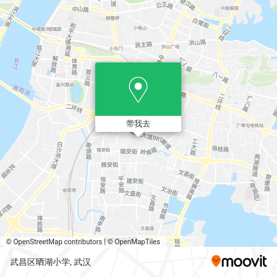 武昌区晒湖小学地图