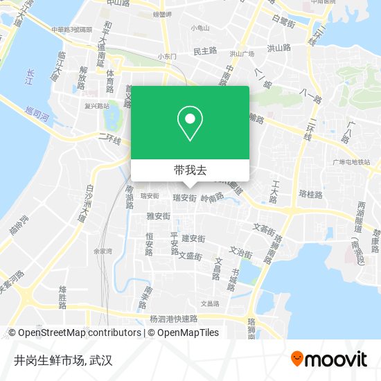 井岗生鲜市场地图