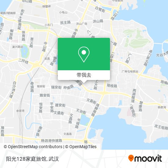 阳光128家庭旅馆地图