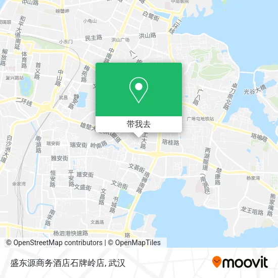 盛东源商务酒店石牌岭店地图