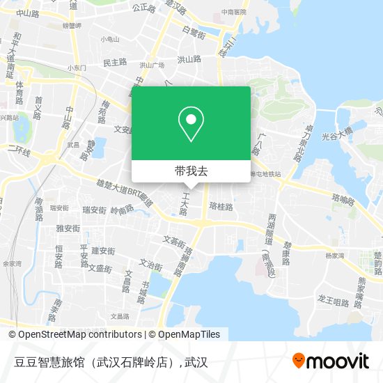 豆豆智慧旅馆（武汉石牌岭店）地图