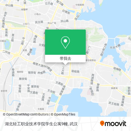 湖北轻工职业技术学院学生公寓9幢地图
