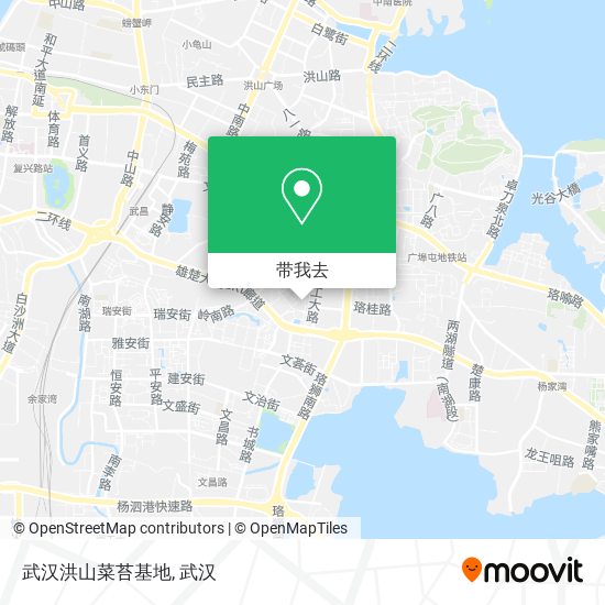 武汉洪山菜苔基地地图