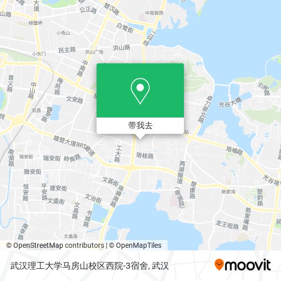 武汉理工大学马房山校区西院-3宿舍地图