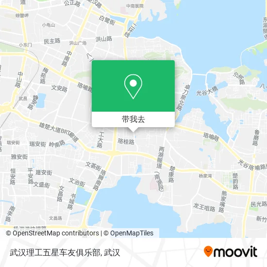武汉理工五星车友俱乐部地图
